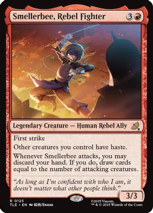 Smellerbee, Rebel Fighter (125) Foil - Avatar: The Last Airbender: Eternal-Legal