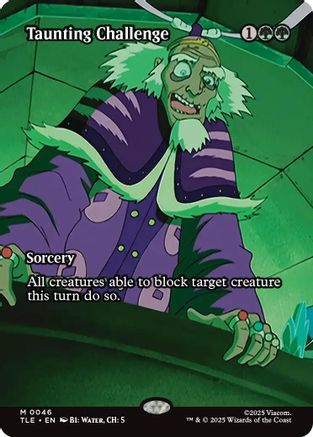 Taunting Challenge (Borderless) (046) Foil - Avatar: The Last Airbender: Eternal-Legal