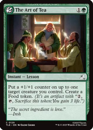 The Art of Tea (129) Foil - Avatar: The Last Airbender: Eternal-Legal