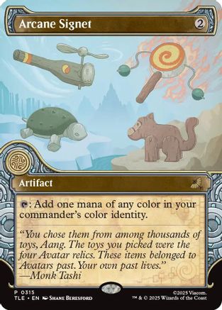 Arcane Signet (Showcase) (315) - Avatar: The Last Airbender: Eternal-Legal