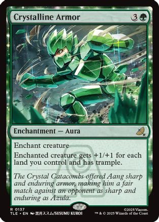 Crystalline Armor (137) Foil - Avatar: The Last Airbender: Eternal-Legal