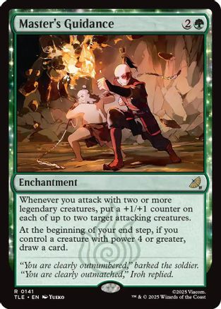 Master's Guidance (141) Foil - Avatar: The Last Airbender: Eternal-Legal
