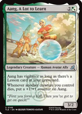 Aang, A Lot to Learn (146) Foil - Avatar: The Last Airbender: Eternal-Legal