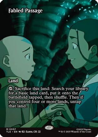 Fabled Passage (Borderless) (057) Foil - Avatar: The Last Airbender: Eternal-Legal