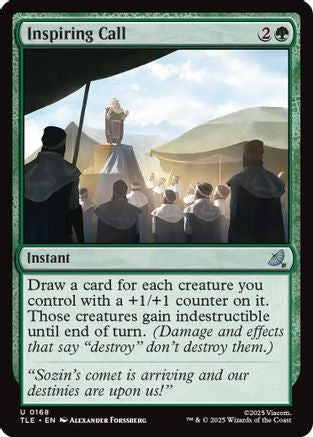 Inspiring Call (168) Foil - Avatar: The Last Airbender: Eternal-Legal