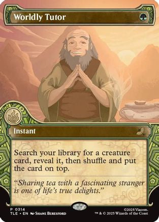 Worldly Tutor (Showcase) (314) - Avatar: The Last Airbender: Eternal-Legal