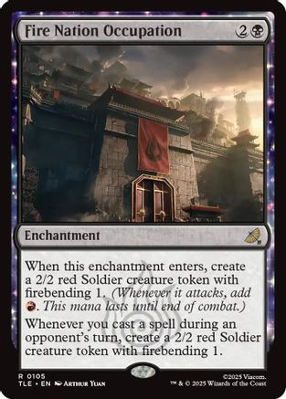 Fire Nation Occupation (105) Foil - Avatar: The Last Airbender: Eternal-Legal