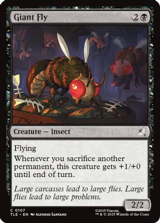 Giant Fly (107) Foil - Avatar: The Last Airbender: Eternal-Legal