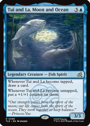 Tui and La, Moon and Ocean (096) Foil - Avatar: The Last Airbender: Eternal-Legal