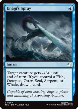 Unagi's Spray (097) Foil - Avatar: The Last Airbender: Eternal-Legal