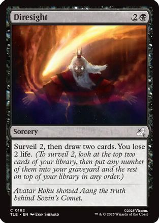 Diresight (162) Foil - Avatar: The Last Airbender: Eternal-Legal