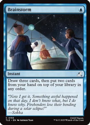 Brainstorm (155) Foil - Avatar: The Last Airbender: Eternal-Legal