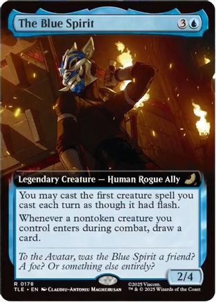 The Blue Spirit (Extended Art) (178) Foil - Avatar: The Last Airbender: Eternal-Legal