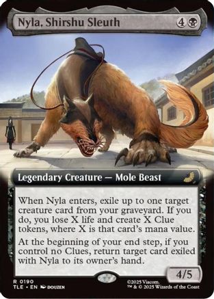 Nyla, Shirshu Sleuth (Extended Art) (190) Foil - Avatar: The Last Airbender: Eternal-Legal