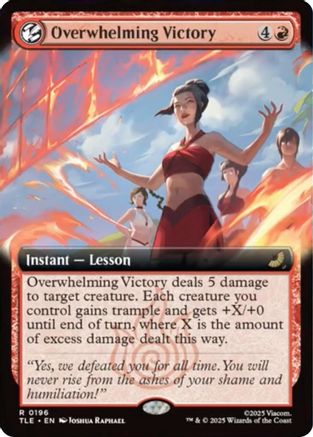 Overwhelming Victory (Extended Art) (196) - Avatar: The Last Airbender: Eternal-Legal