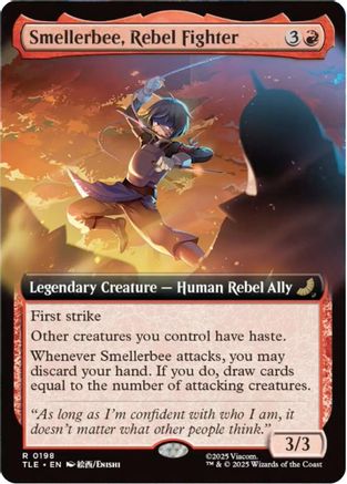 Smellerbee, Rebel Fighter (Extended Art) (198) Foil - Avatar: The Last Airbender: Eternal-Legal