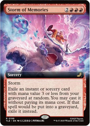 Storm of Memories (Extended Art) (199) Foil - Avatar: The Last Airbender: Eternal-Legal