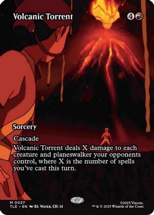 Volcanic Torrent (Borderless) (037) - Avatar: The Last Airbender: Eternal-Legal