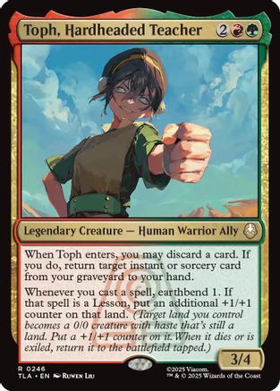 Toph, Hardheaded Teacher (246) Foil - Avatar: The Last Airbender