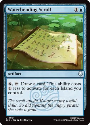 Waterbending Scroll (081) Foil - Avatar: The Last Airbender