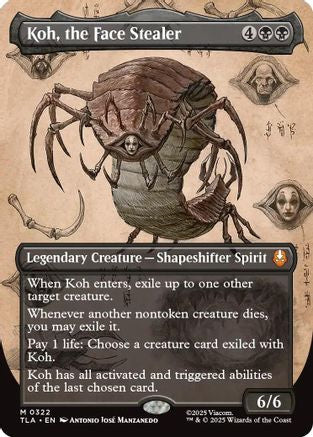 Koh, the Face Stealer (Borderless) (322) Foil - Avatar: The Last Airbender