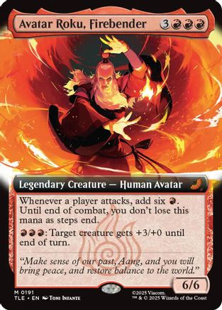 Avatar Roku, Firebender (Extended Art) (191) - Avatar: The Last Airbender: Eternal-Legal