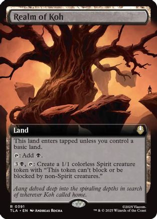Realm of Koh (Extended Art) (391) Foil - Avatar: The Last Airbender