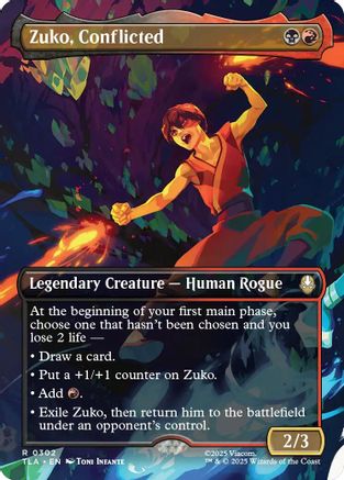 Zuko, Conflicted (Borderless) (302) - Avatar: The Last Airbender
