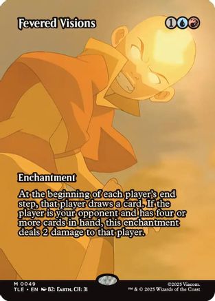 Fevered Visions (Borderless) (049) Foil - Avatar: The Last Airbender: Eternal-Legal
