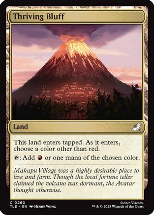 Thriving Bluff (260) Foil - Avatar: The Last Airbender: Eternal-Legal