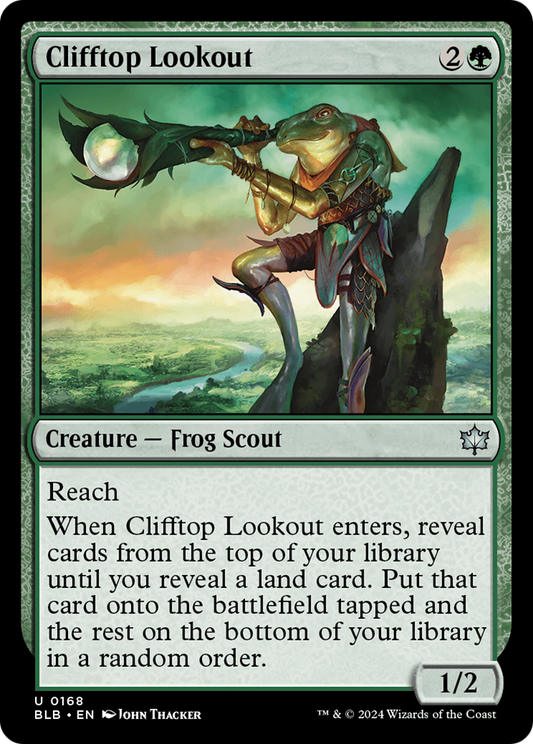 Clifftop Lookout [Bloomburrow] Foil