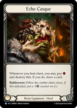 Echo Casque (ARR003) Rainbow Foil - Armory Deck: Rhinar