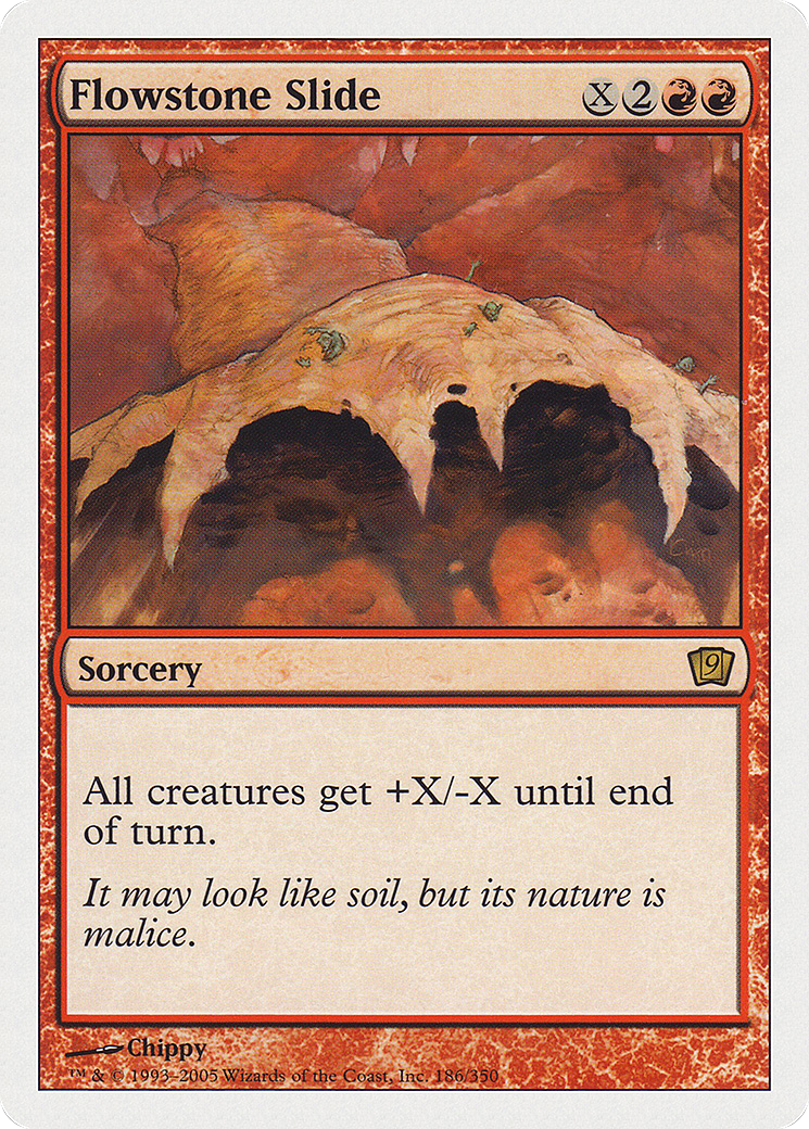 Flowstone Slide (186) Foil - Ninth Edition
