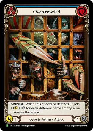 Overcrowded (LGS426) Cold Foil - FaB Promos