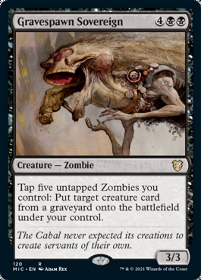 Gravespawn Sovereign [Innistrad: Midnight Hunt Commander] | Silver Goblin