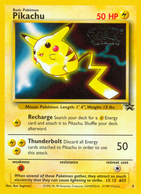 Pikachu (4) [Wizards of the Coast: Black Star Promos] | Silver Goblin