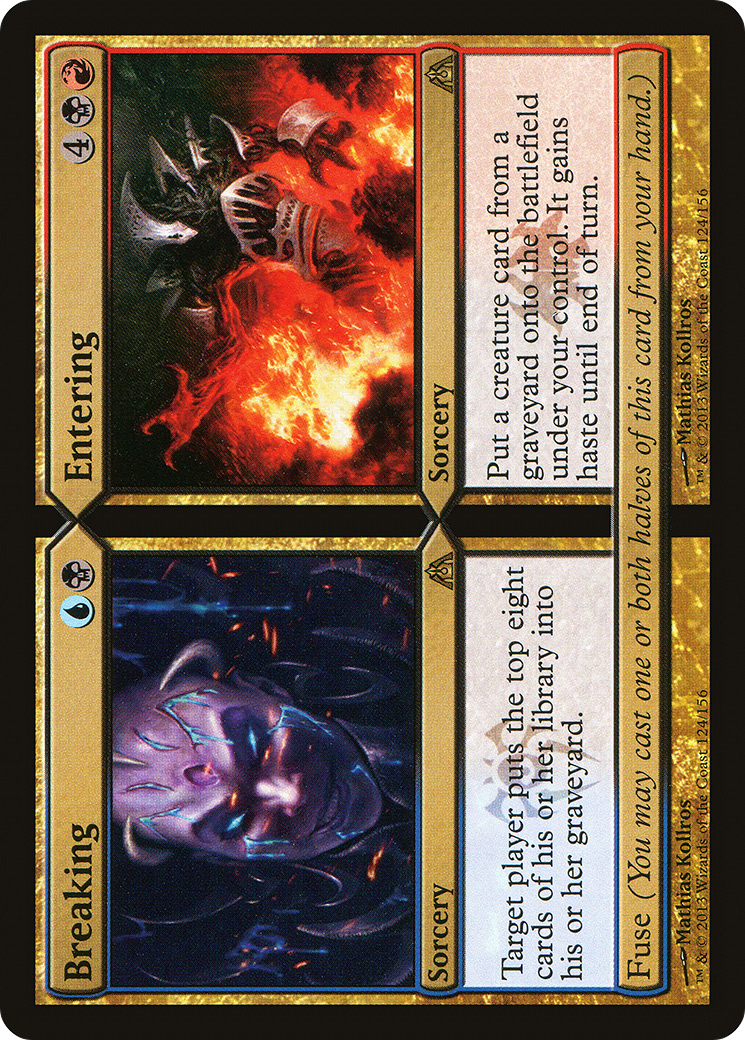 Breaking // Entering (124) Foil - Dragon's Maze