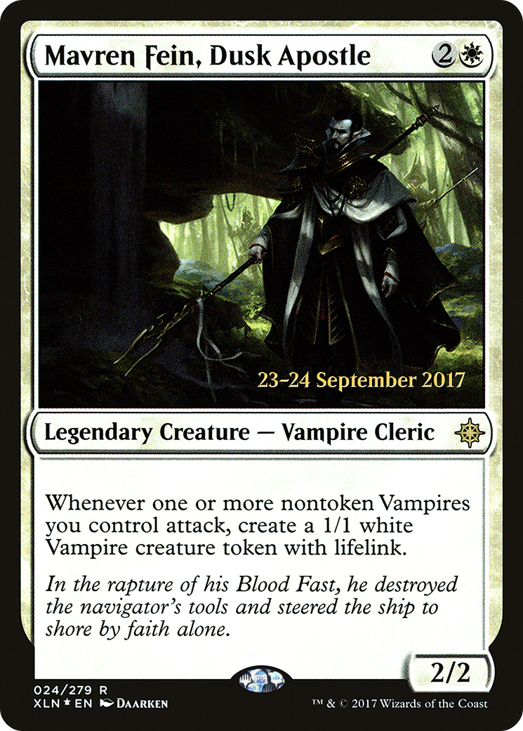 Mavren Fein, Dusk Apostle (024) Foil - Ixalan Promos