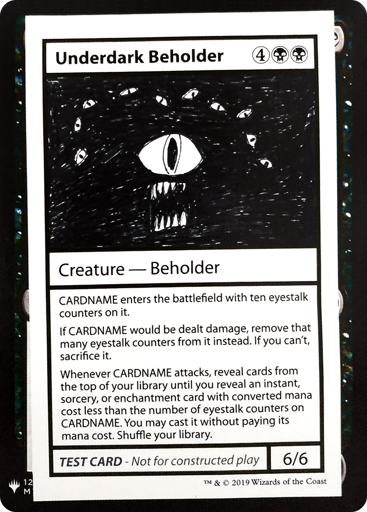 Underdark Beholder - Mystery Booster Playtest Cards 2019