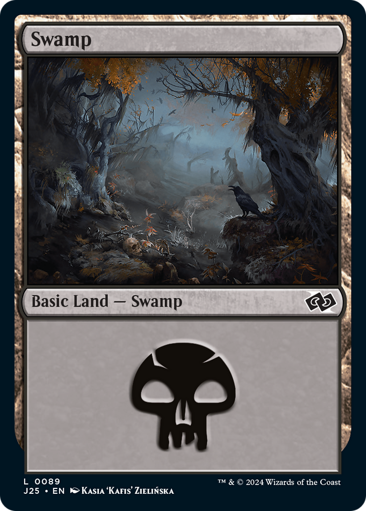 Swamp (89) [Foundations Jumpstart] | Silver Goblin