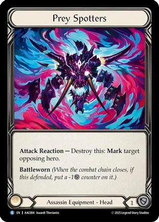 Prey Spotters (AAC004) Rainbow Foil - Armory Deck: Arakni