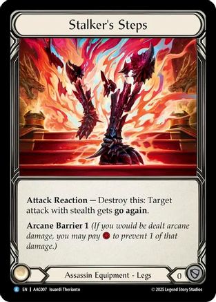 Stalker's Steps (AAC007) Rainbow Foil - Armory Deck: Arakni