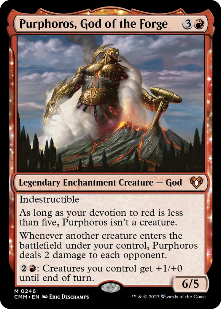 Purphoros, God of the Forge [Commander Masters] | Silver Goblin