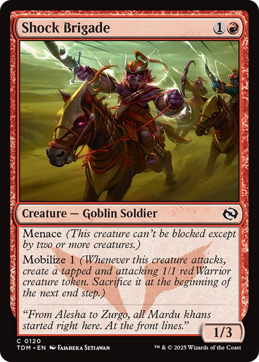 Shock Brigade (120) - Tarkir: Dragonstorm