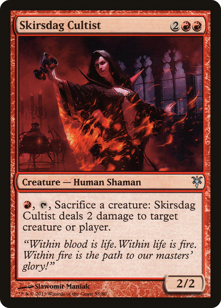 Skirsdag Cultist (053) - Duel Decks: Sorin vs. Tibalt