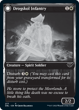 Drogskol Infantry // Drogskol Armaments (277) Foil - Innistrad: Double Feature