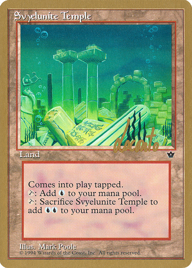 Svyelunite Temple (Michael Loconto) [Pro Tour Collector Set] | Silver Goblin