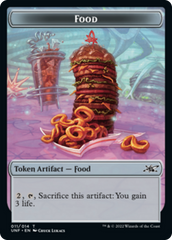 Teddy Bear // Food (011) Double-Sided Token [Unfinity Tokens] | Silver Goblin