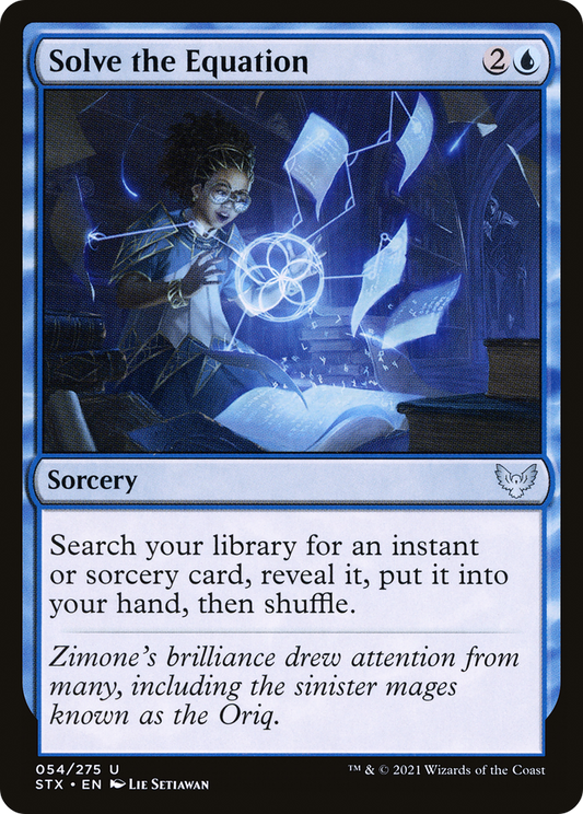 Solve the Equation [Strixhaven: School of Mages] Foil