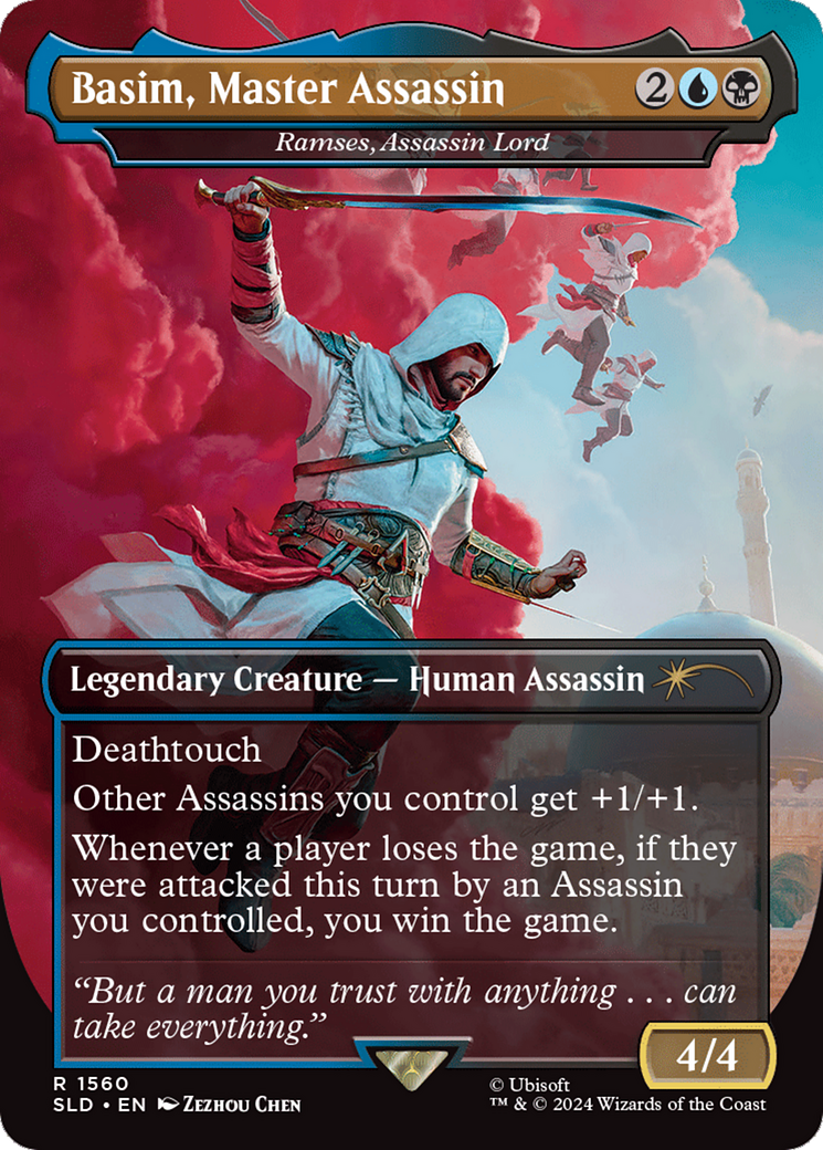 Basim, Master Assassin - Ramses, Assassin Lord (Rainbow Foil) [Secret Lair Drop Series] | Silver Goblin
